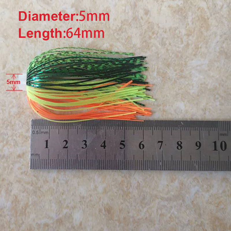 5 pcs/lot 88 brins 64mm jupes  - Fishing Lure Spinnerbait avis et prix
