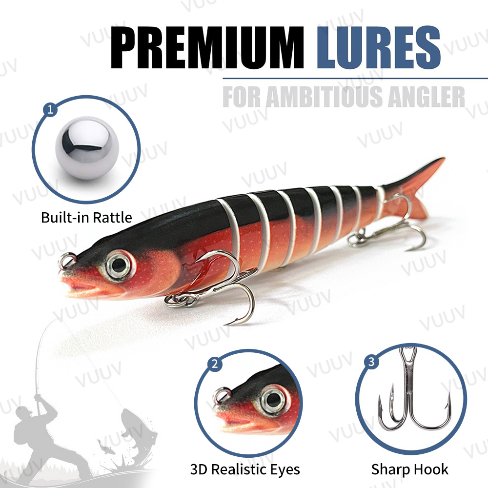 10 leurres de pêche multi-arti - Fishing Lure Swimbait avis et prix