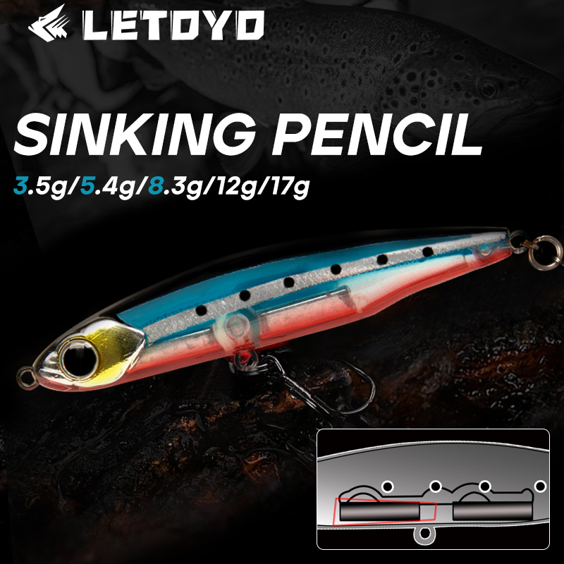 LETOYO crayon coulant 17g 12g- - Fishing Lure Swimbait avis et prix