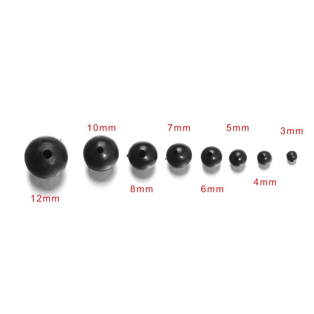 Perles de pêche noires rondes  - Fishing Lure Accessories avis et prix